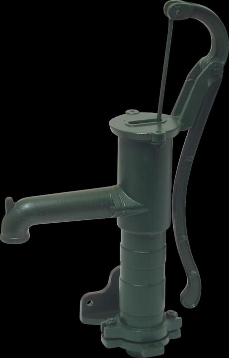 Produktbild Bevo Handschwengelpumpe Gusseisen 1 1/4" Innengewinde Grün Typ Standard Seitenflansch