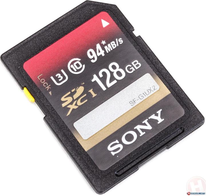 Actual product image Sony Sf-G1ux2 (128 GB, SDXC, U3, UHS-I)