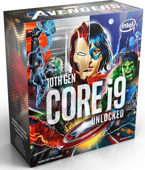 Actual product image Intel Core i9-10900K - Avengers Edition (LGA 1200, 3.70 GHz, 10 -Core)