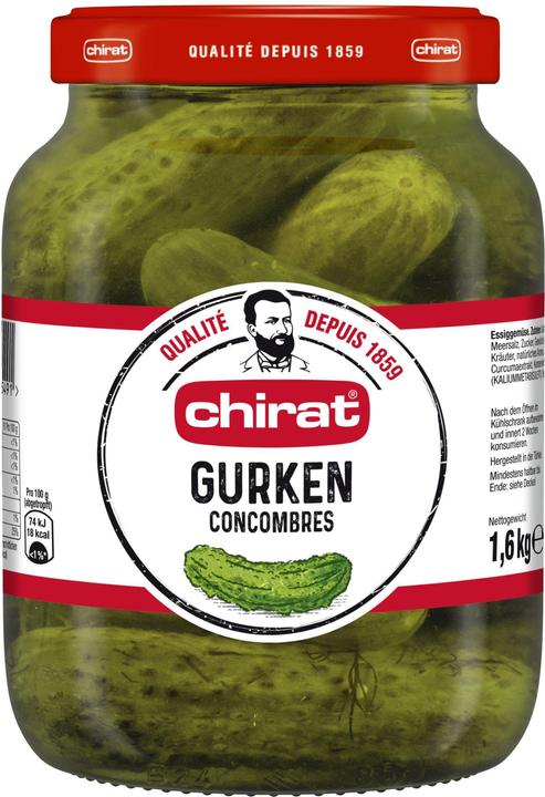 Chirat Concombres 1600 g verre (1600 g)