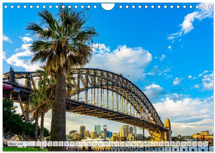 Produktbild Australien Metropolen (Wandkalender 2025 DIN A4 quer), Monatskalender (A4, Deutsch)