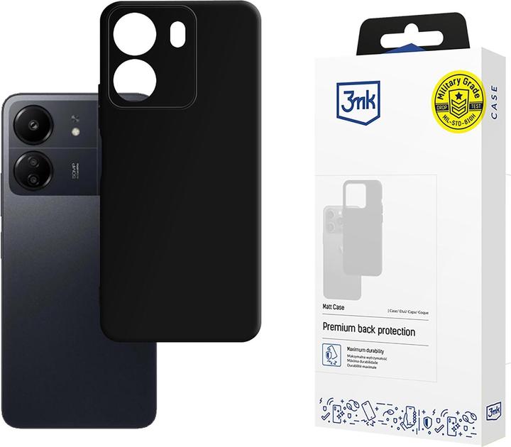 Produktbild 3MK Matt Case Redmi 13C / POCO C65 czarny/black (Xiaomi Redmi 13C, Xiaomi Poco C65)