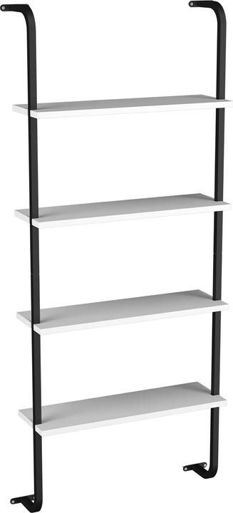 Actual product image VCM Wooden Wall Shelf Hanging Shelf Insasi 4 (64 x 20 x 150 cm)