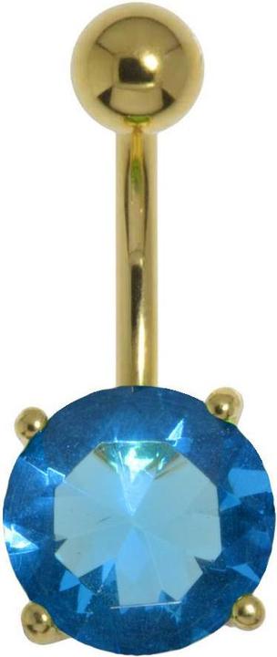 Aqua blue, Gold