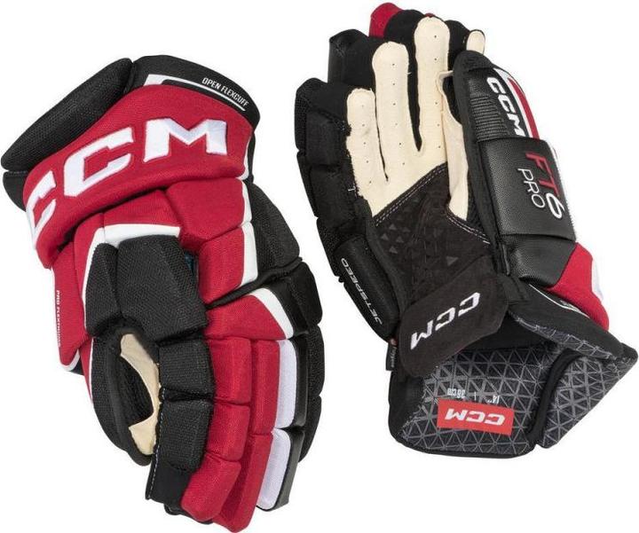Image du produit CCM Gants de hockey JetSpeed FT6 PRO SR (13"/33 cm, Bleu foncé (Marine)/Blanc (68)) (13)