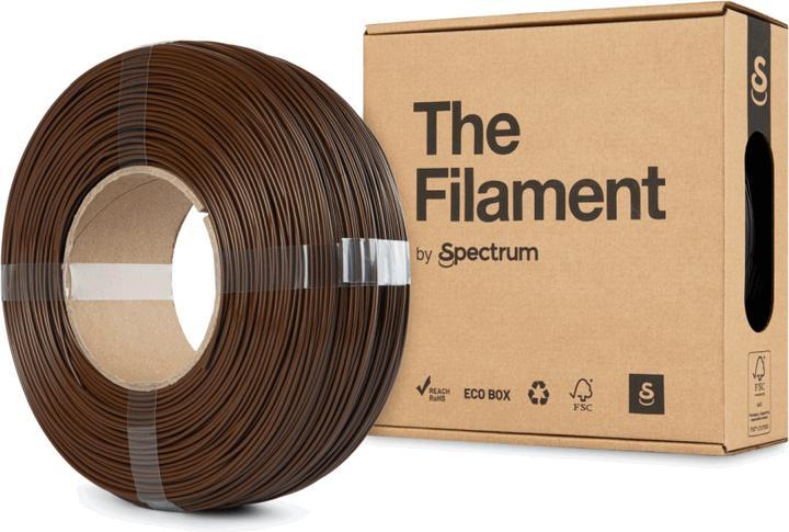 Immagine prodotto Il filamento ReFill PLA 1,75mm BISON BROWN 1kg (PLA, 1.75 mm, 1000 g, Marrone)