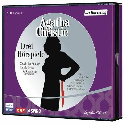 Immagine prodotto Tre radiodrammi (Agatha Christie, Bernt Hahn, Wilfried Müller, Karl Michael Vogler, Julia Costa, Angelika Bartsch, Dieter Carls, Paul Land, Gerda Eisendle, Gabrielle Odinis, Tedesco)