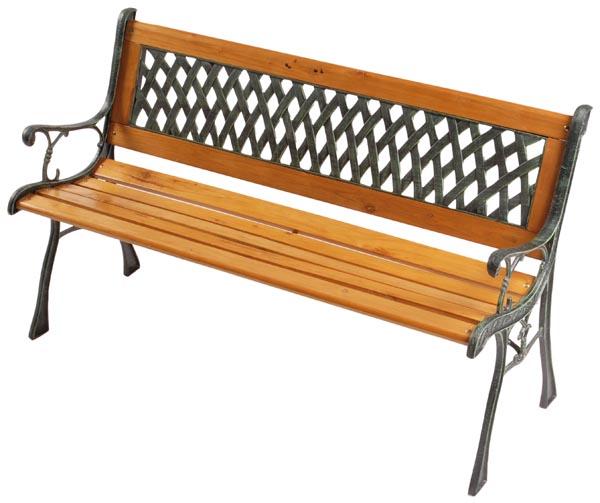 Immagine prodotto Lifetime Panchina da giardino in ghisa/legno
