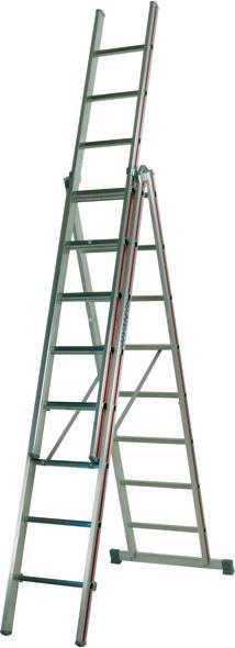 Actual product image Hymer-Leitern All purpose ladder 4047/3x9 (Multi-purpose ladder)