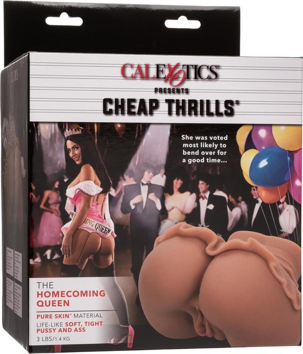 Actual product image CalExotics The Homecoming Queen Double Realistic Masturbator Caramel