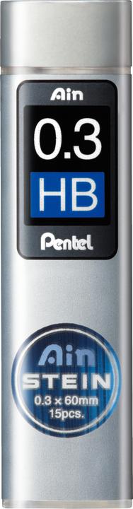 Pentel Ain Stein (Gelmine, Grau, 0.30 mm)