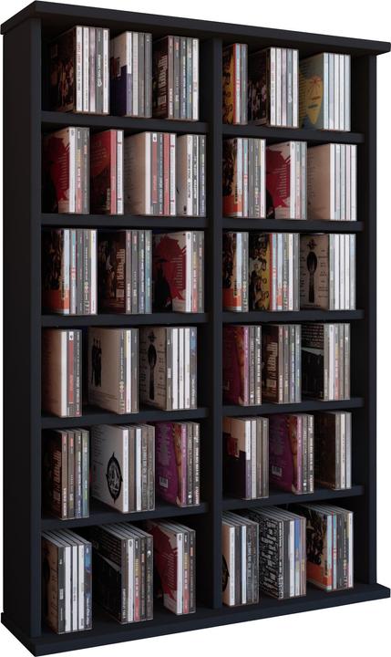 Produktbild VCM Holz CD DVD Stand Regal Ronul (60 x 18 x 92 cm)