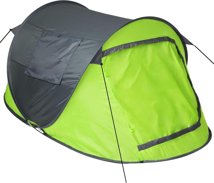 Image du produit tectake Tente de Camping (Tente instantanée, 1.50 kg, 2 personnes)