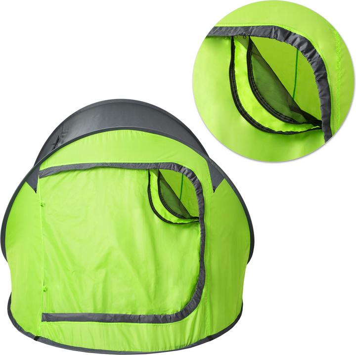 Image du produit tectake Tente de Camping (Tente instantanée, 1.50 kg, 2 personnes)
