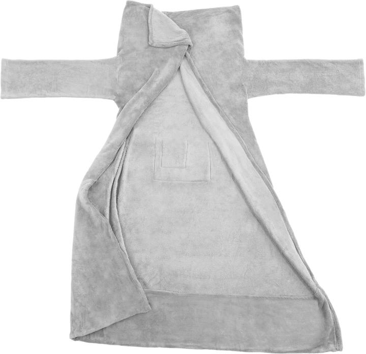 Actual product image tectake Cuddle blanket with sleeves (180 x 150 cm)