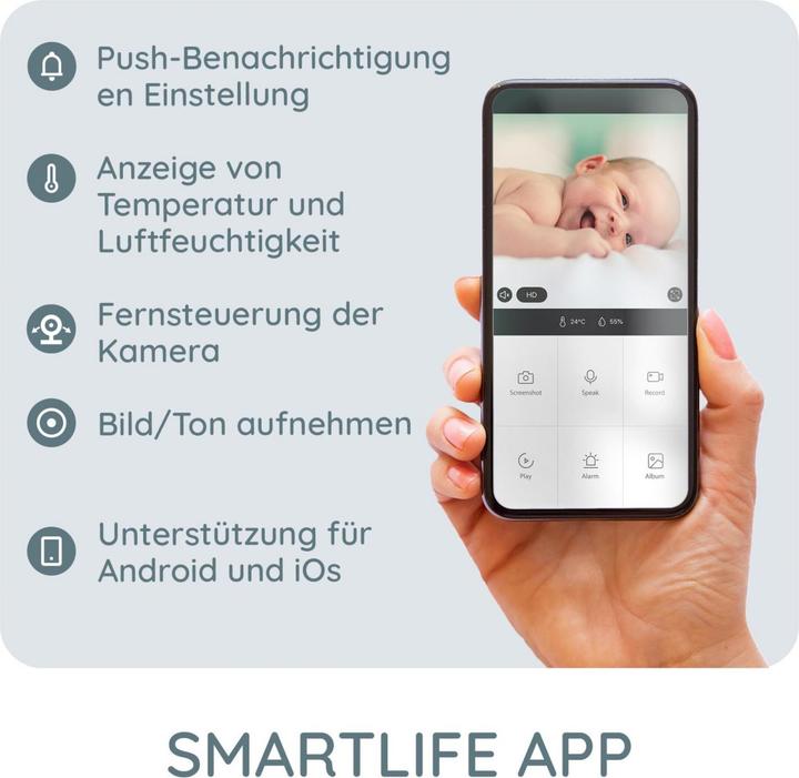Immagine prodotto Alecto Smartbaby10 (Video e audio, 50 m)