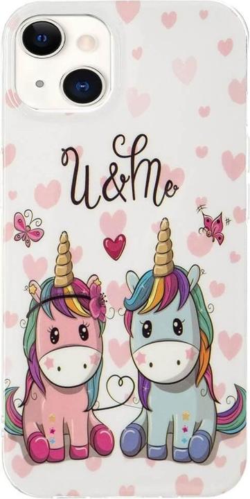 Image du produit Cover-Discount iPhone 15 - Étui en silicone Licorne nocturne (Apple iPhone 15)