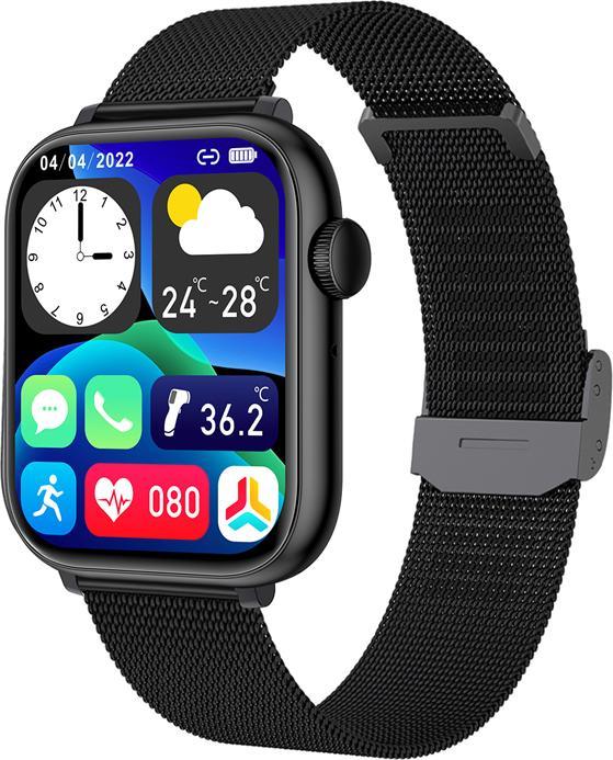 Actual product image EKO Connected watch 5.2 with flash memory and Milanese strap