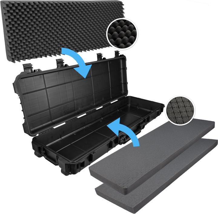 Produktbild tectake Gewehrkoffer Universalbox (48.50 l)