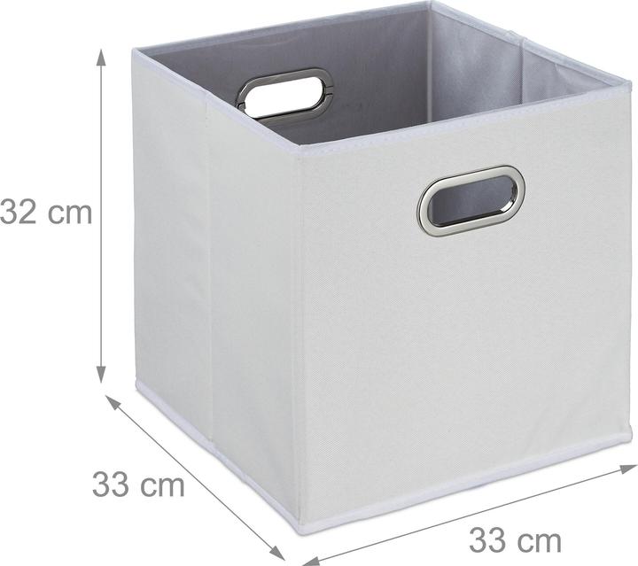Actual product image Relaxdays 2x storage box (33 x 33 x 32 cm, 34.85 l)