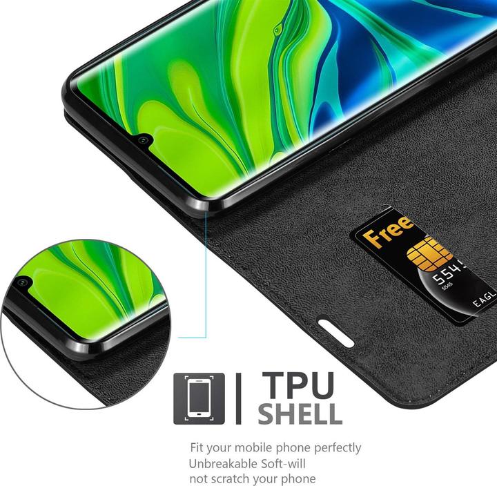 Productafbeelding Cadorabo Boek Onzichtbare Magneethoes (Xiaomi Mi Note 10)