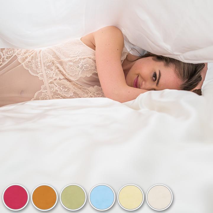 Immagine prodotto tectake Set di biancheria da letto (Set di biancheria da letto, 200 x 150 cm)