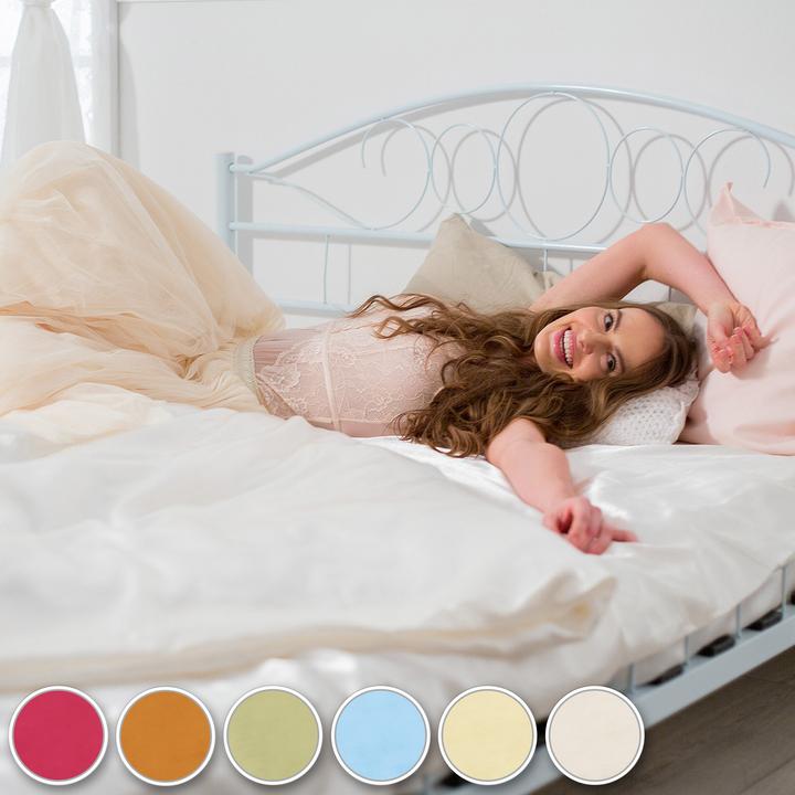 Immagine prodotto tectake Set di biancheria da letto (Set di biancheria da letto, 200 x 150 cm)