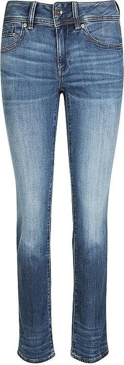 Produktbild G-Star Midge Zip Mid Straight Jeans medium indigo aged (W30/L30)