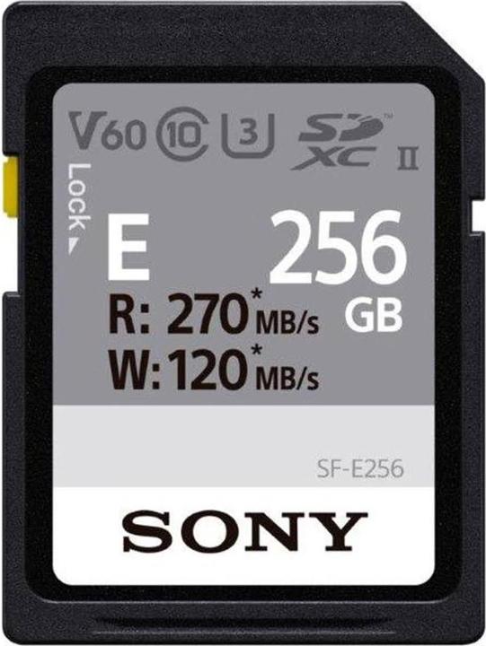 Produktbild Sony SF-E series (256 GB, SDXC, U3, UHS-II)