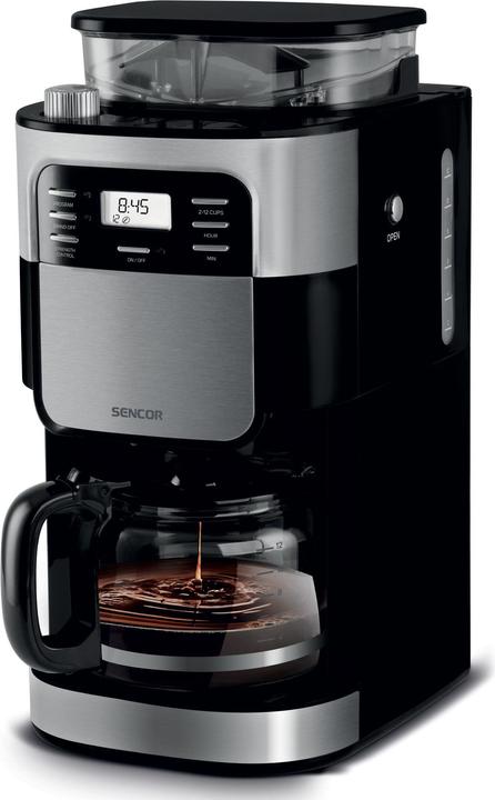 Produktbild Sencor SCE 7000BK Kaffeemaschine in Schwarz und Silber