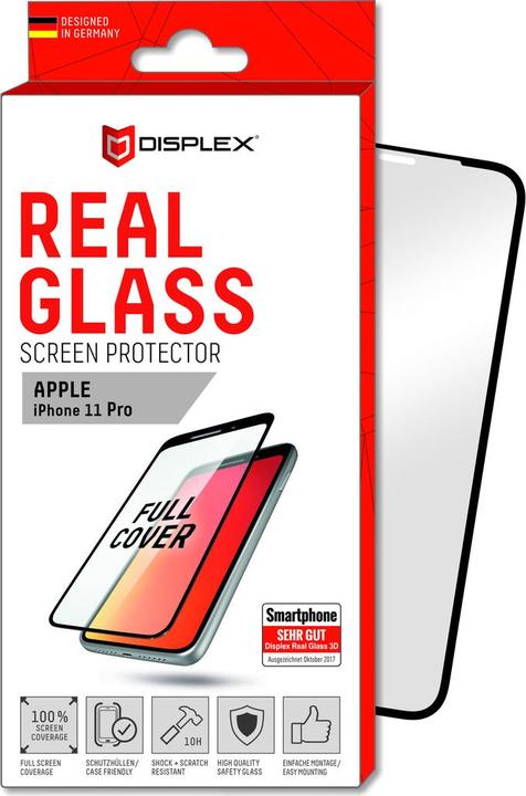 Image du produit Displex Real Glass, Full Cover Panzerglas (1 pièce(s), Apple iPhone 11 Pro)