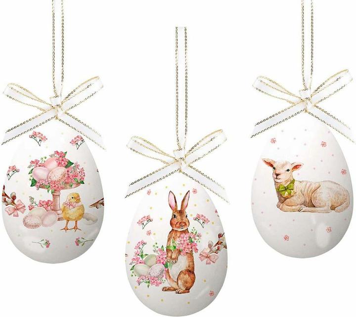 Immagine prodotto Set di 3 uova di Pasqua decorative "Buona Pasqua (3 x)