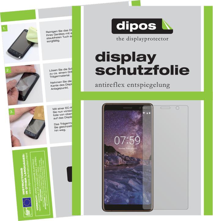 Actual product image Dipos Screen Protector Anti-Glare (1 Piece, Nokia 7 Plus)