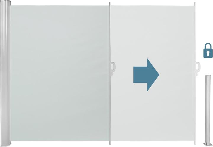 Actual product image tectake Side awning (3 m)
