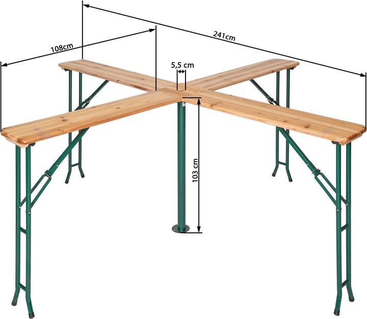 Immagine prodotto tectake Quattro (241 cm)