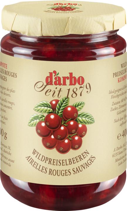 Image du produit D'arbo Canneberges sauvages (400 g)