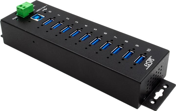 Exsys Managed Shareable USB 3.2 Gen 1 Hub 10-Port (USB-B, 10 Ports)