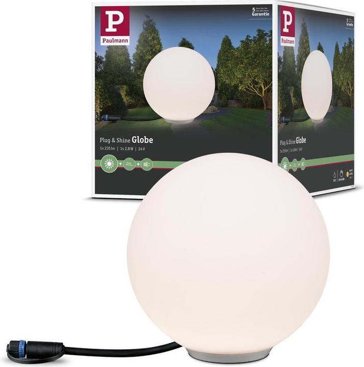Actual product image Paulmann Outdoor Plug & Shine Globe (235 lm, IP67)