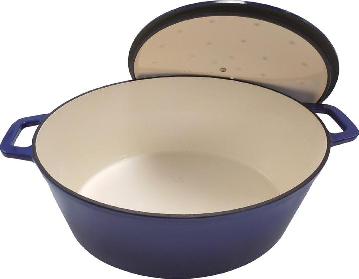 Immagine prodotto Grillfürst Pentola a stella Dutch Oven / girarrosto in ghisa - smaltata - XL - blu