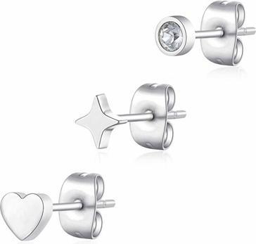 Produktbild Sagapo S'Agapo Set Of Three Love Click Sck163 Earrings