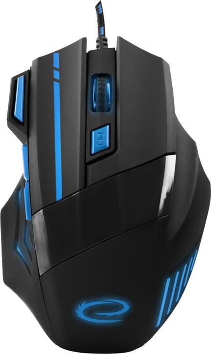 Esperanza EGM201B Mouse right USB Type-A Optical 2400 DPI (Cable)