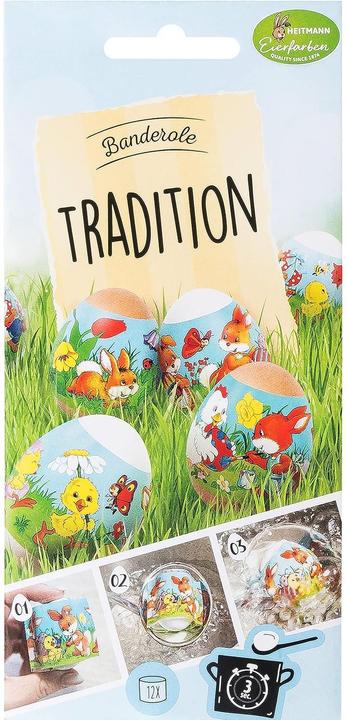 Brauns Heitmann Brauns-Heitmann 12 Eierbanderolen Tradition in 4 Motiven (12 x)