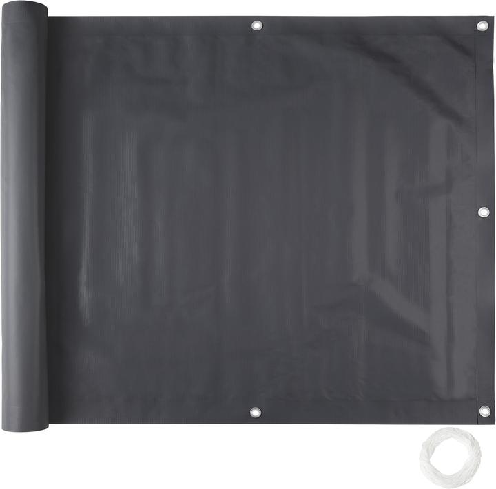 tectake Balkon Sichtschutz (600 cm)