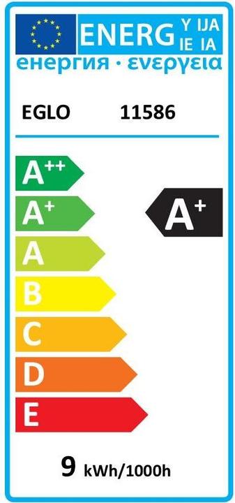 Energie-Label EGLO Leuchtmittel (E27, 9 W, 806 lm, 1 x, F)