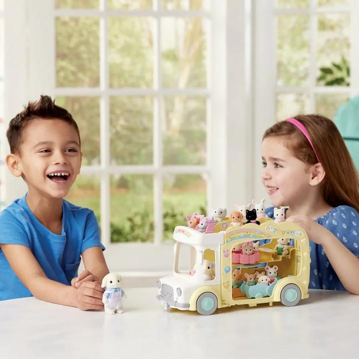 Image du produit Sylvanian Families Rainbow Fun Nursery Bus