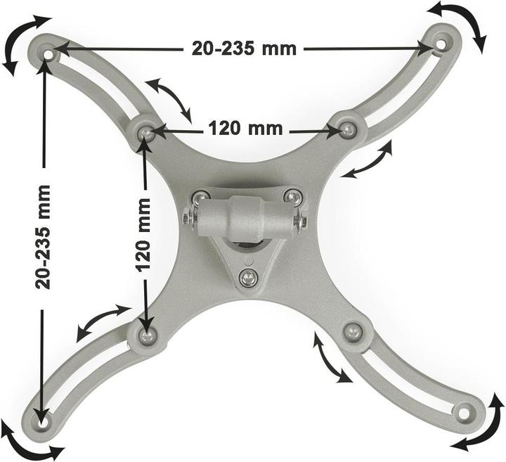 Actual product image tectake Universal Beamer Ceiling Mount (Ceiling)
