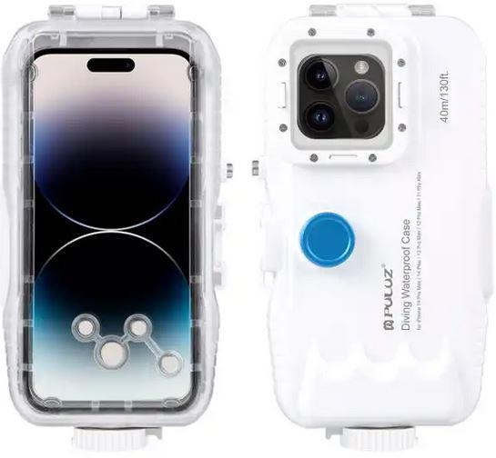 Image du produit PhoneLook Coque Protection étanche PULUZ pour plongée et snorkeling à 40M grade IPX8 universelle (large) (Apple iPhone 12 Pro Max)
