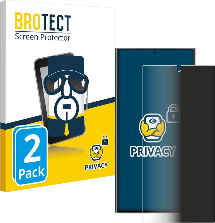 Actual product image BROTECT Anti-spy privacy film Blue light protection film (2 Piece, Samsung Galaxy S24+)