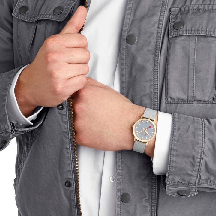 Immagine prodotto Mondaine Classico - ispirato alla natura - Ip Gold (Orologio da polso analogico, 36 mm)
