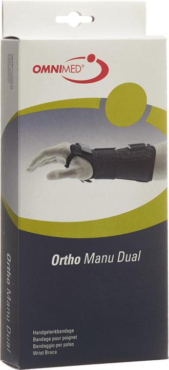 Actual product image Omnimed Ortho Manu Dual Wristba S black (S)